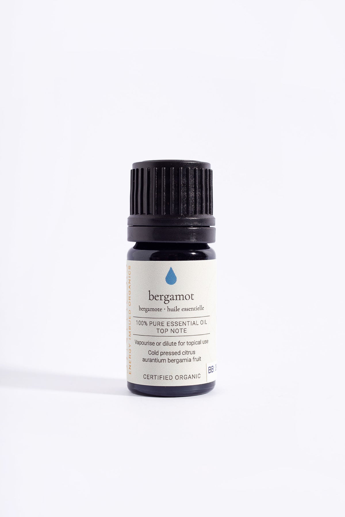 Bergamot Certified Organic Essential Oil 5ml