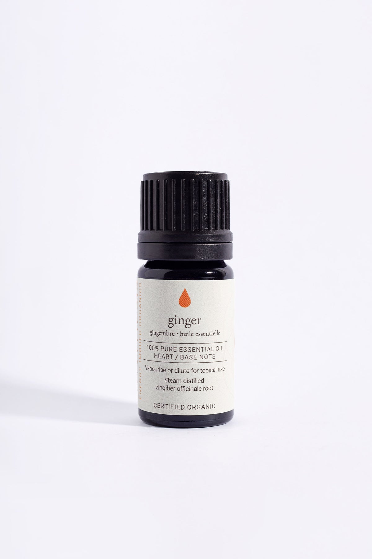 Ginger Certified Organic Essential Oil 5ml
