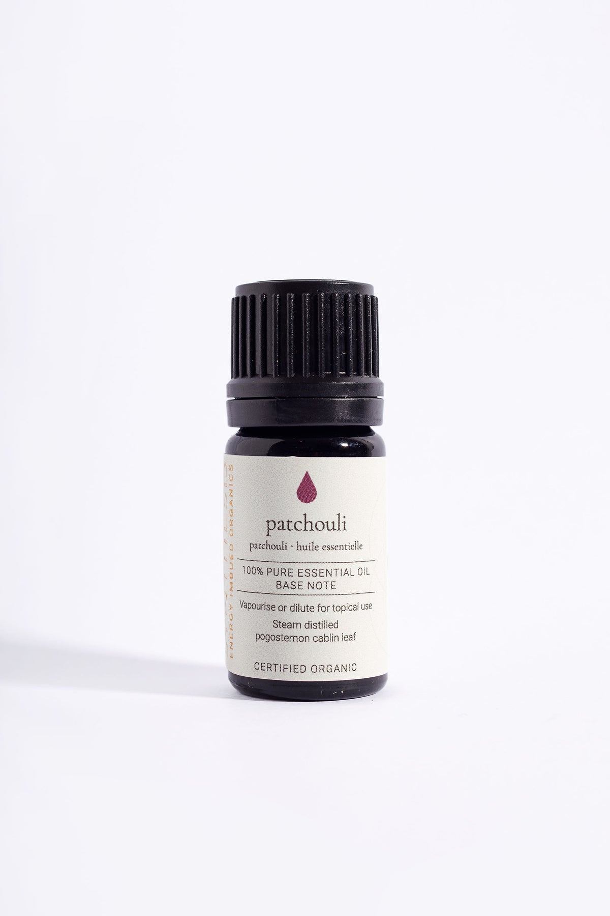 Patchouli Certified Organic Essential Oil 5ml