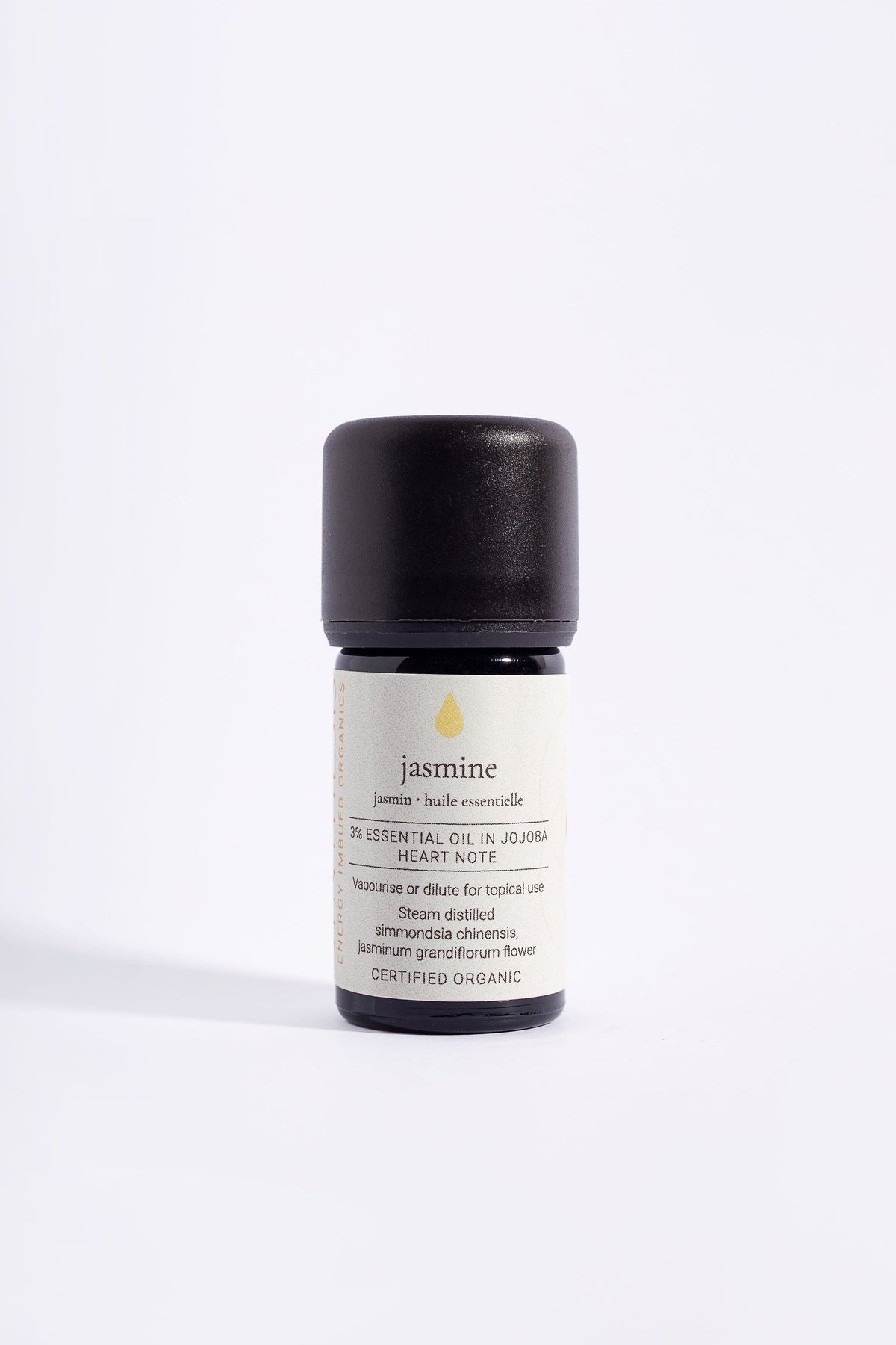 Jasmine 3% in Jojoba Certified Organic Essential Oil