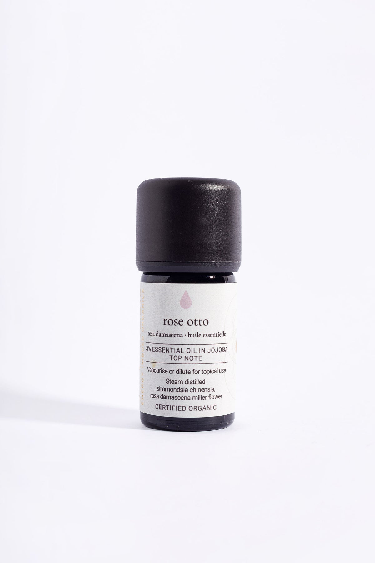 Rose Otto 3% in Jojoba Certified Organic Essential Oil
